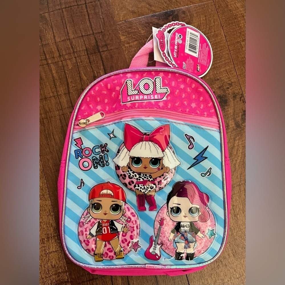 NWT L.O.L surprise! Mini rock on backpack MGA entertainment Ruz 3 available